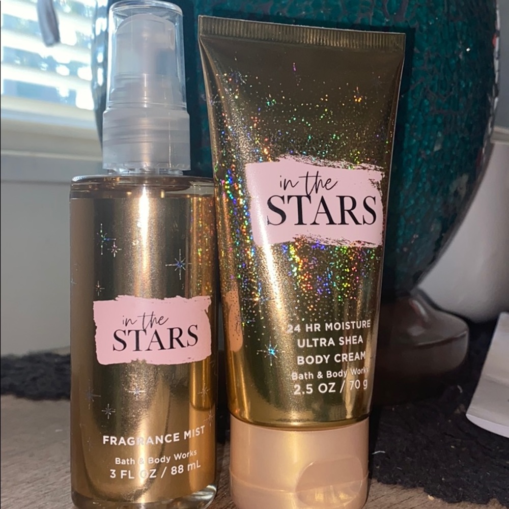 In the Stars Bath & Body works mist and cream